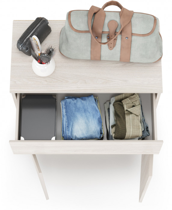 КР100 Ника прихожая 13.317.03 Комод, цвет ясень анкор светлый, ШхГхВ 72х38,1х97,7 см.