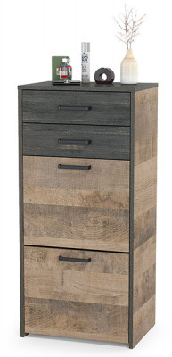 Трувор 13.241.06 Тумба для обуви, дуб гранж песочный/интра