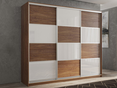 Шкаф-купе Кааппи 14 Морское Дерево Винтаж 240х60х230 см