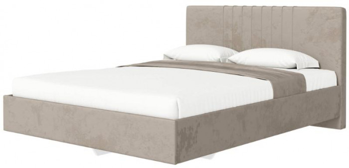 Кровать с латами Соло 160*200, Бежевы