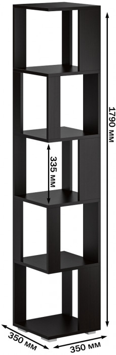Стеллаж СВК 2 шт., венге/дуб лоредо