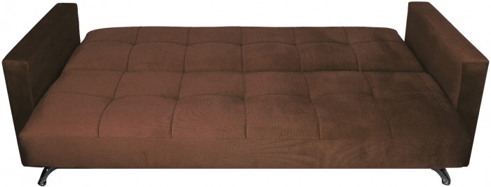 Диван Престиж Люкс 120 велюр коричневый