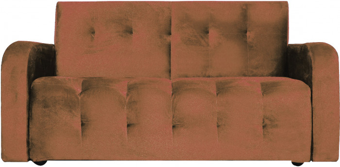 Диван прямой, материал велюр, цвет коричневый, для офиса, дома, гостиной, кухни Оксфорд