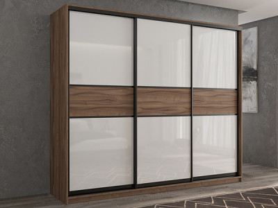 Шкаф-купе Кааппи 11 Орех Тьеполло 240х45х230 см