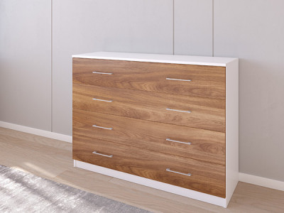 Комод 05/23 120х40х90 Белый/Кастелло Бренди