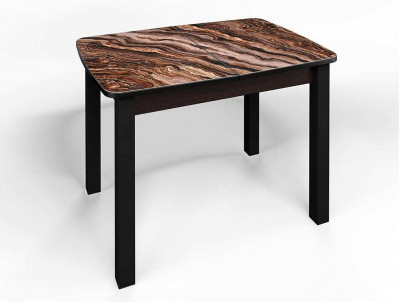 Стол СМ-8 Флорида ноги окрас квадратный венге/черный