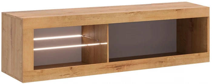 Прага Модульная Гостиная, вариант №4, вотан/Белый глянец