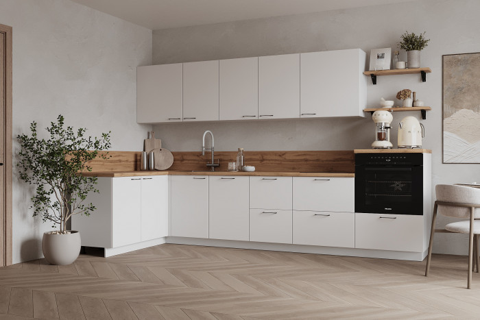 КГ Угловой 1500х3150 (с пм) , Белый софт матовый  Арника РМ в.4