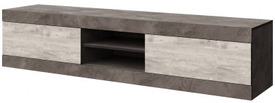 Тумба под ТВ для гостиной "Лондон" - Оникс/Бетон пайн светлый