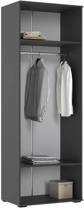 Норд Композиция Шкафов с антресолями + Терминал, Графит/Изумрудный