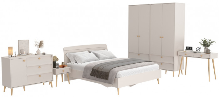 Афина Спальня 38-1600, кашемир серый
