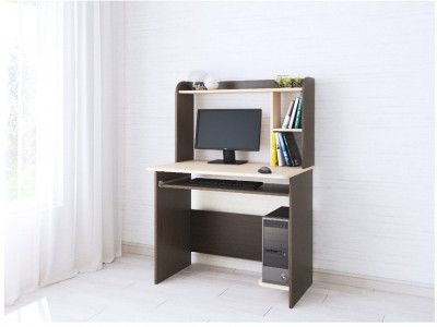 Компьютерный стол Грета-2 венге/дуб молочный