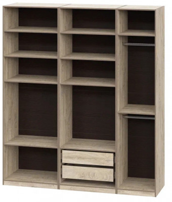 Шкаф без фасадов Этна 2 м. Комплект 4