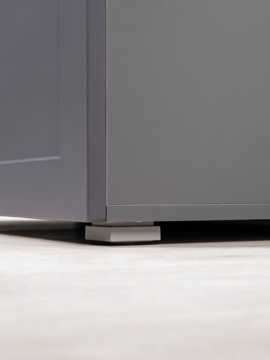 Остин Прихожая 62, серый графит/дуб крафт золотой