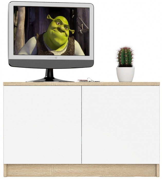 Мори Тумба/антресоль МА900.1, цвет дуб сонома/белый, ШхГхВ 90,4х50,4х54,6 см., подходит для шкафа МШ900.1