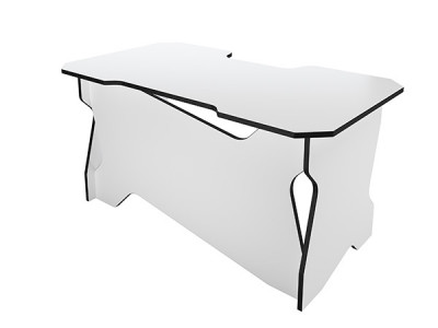 Игровой компьютерный стол RVG Белый/Черный 120