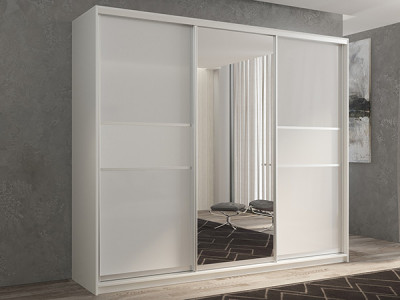 Шкаф-купе Кааппи 10 Белый Бриллиант 180х60х230 см