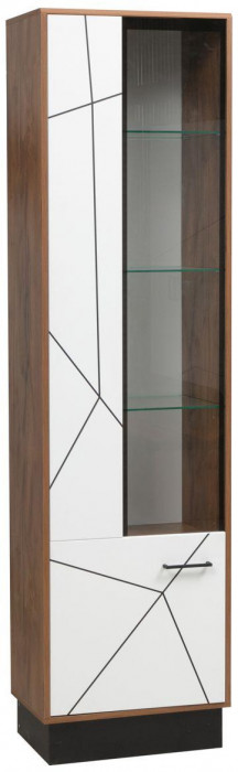 Шкаф-пенал Гамма 54.01 Левый Таксония/Белый