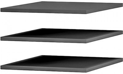 Полка ПЛ-05 (Ш 368 мм х Г 480 м) для симпл ПН-17, Кимберли ПН-16 графит