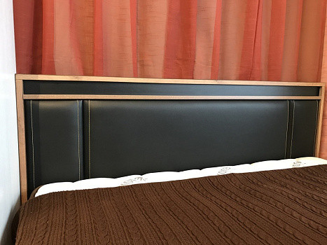 Кровать с ортопедическим основанием (металл) Nature 308 Люкс 140х200, крафт