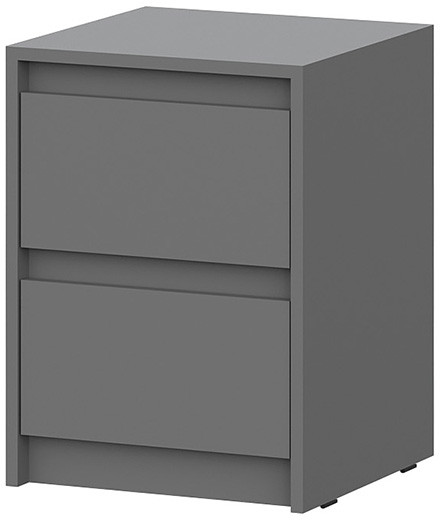 Тумба прикроватная Айден ТБ06-400, Серый графит