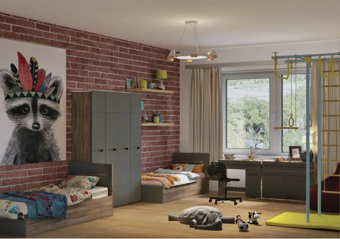 Шкаф Наоми ШК-20, графит