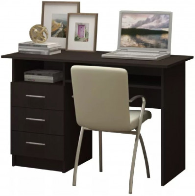 Стол письменный ПС-02 (с ящиками) (Венге)