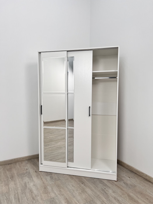 Шкаф-купе Стиль-2 1400, Дуб крафт серый/Камень серый