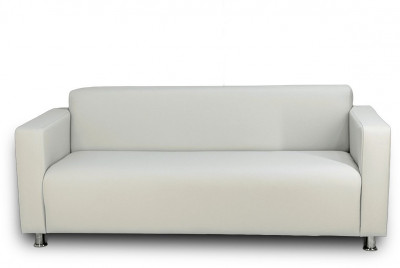 Диван прямой Томи, 160 см, экокожа, белый