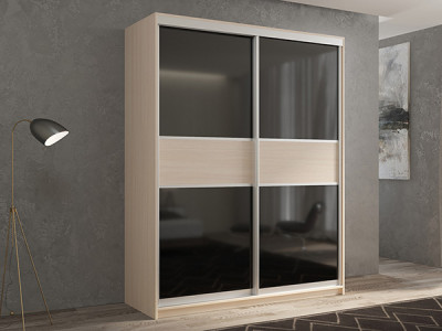 Шкаф-купе Кааппи 12 Дуб молочный 120х60х230 см