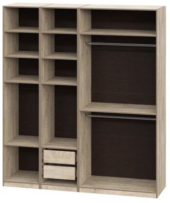 Шкаф без фасадов Этна 2 м. Комплект 6