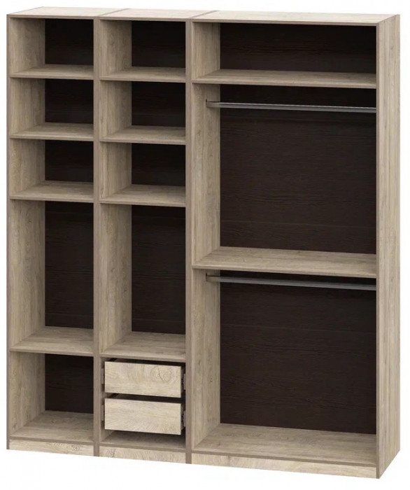 Шкаф без фасадов Этна 2 м. Комплект 6