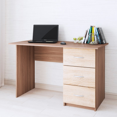 Стол письменный Сити-1 (1200*750*600) ясень шимо/дуб сонома