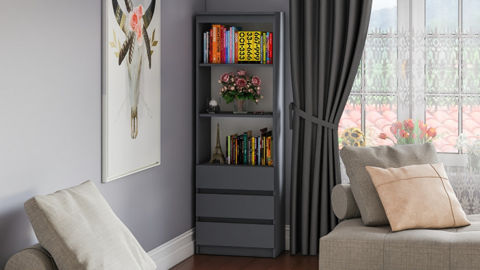 Мори Стеллаж МСТ600.3, графит