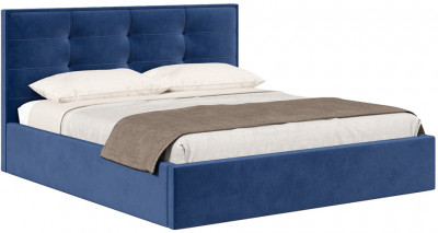 Кровать с подъёмным механизмом 1800 Римини, темно-синий