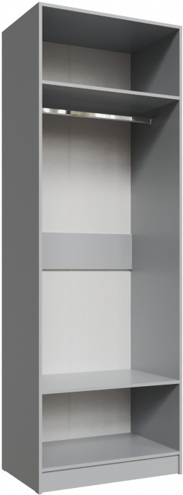 Шкаф Мадрид (0,8) без зеркала, Камень серый