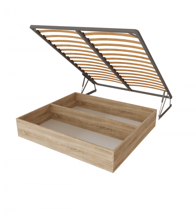 Нега Кровать интерьерная 900 коричневый, ПМ