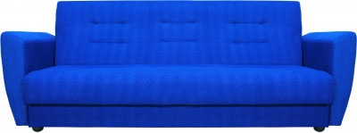 СПБ Диван Лира 140 синий пружинный блок Боннель