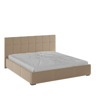 Рио Кровать интерьерная 180 бежевый квадрат, ортопед