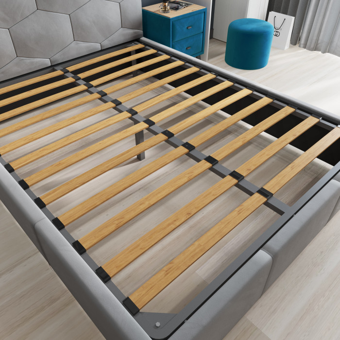 Манука Кровать интерьерная 160 пыльная роза, ортопед