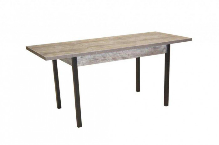 Стол обеденный Бродвей Сосна посадена / черный