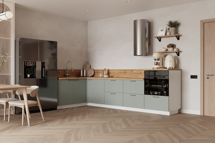 КГ Угловой 1500х3000 (без пм) Эмаль, Олива  Арника РМ в.3