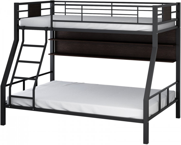 Двухъярусная кровать Гранада-1П (Слоновая кость, Дуб молочный)