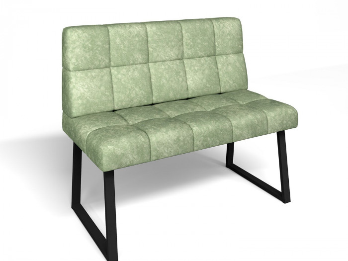 Кухонный диван Реал МД 1100 Мохито/Черный муар