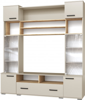 Гостиная Оскар-18 ОГЦС-1, Кашемир/Дуб крафт золотой