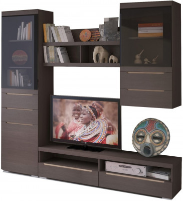 Гостиная Эколь Вариант №3 (Венге шоколад)