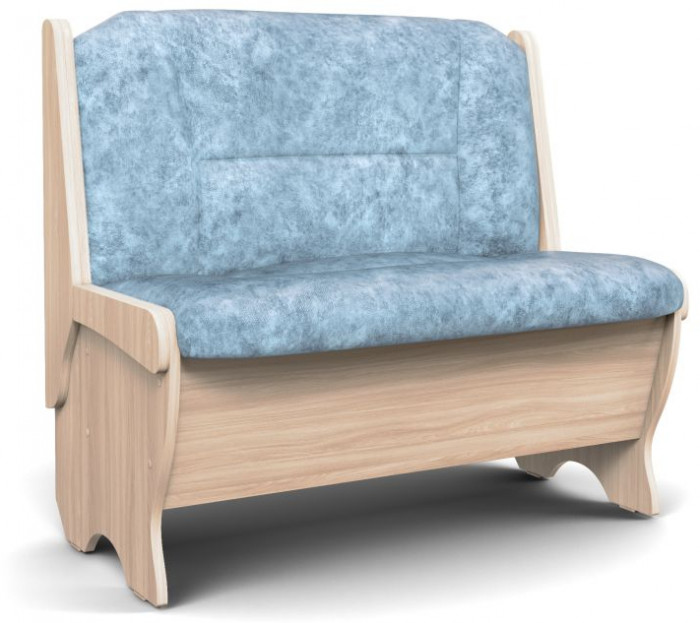 Скамья Лотос 950 ясень светлый/лагуна