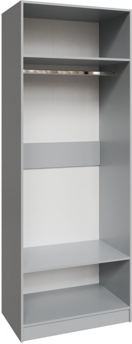 Шкаф Мадрид (0,85) без зеркала, Камень серый