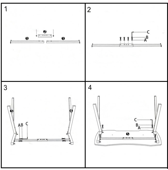 Игровой стол Мебель--24 GT-2310, белый