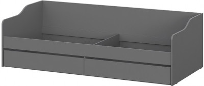 Кровать детская с основанием КР 2, Графит серый